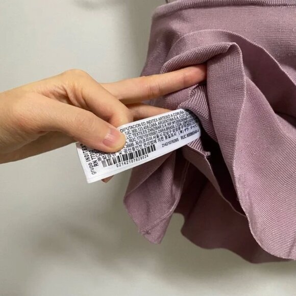 Zara Ruffle Knit Layered Crop Top S - Picture 2 of 5